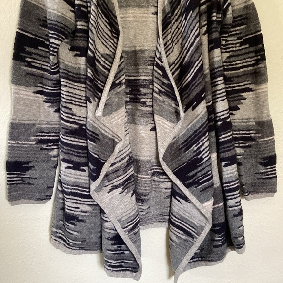 Lucky Brand Aztec Southwestern Print Long Sleeve Open Wrap Cardigan Women’s S - Picture 5 of 10